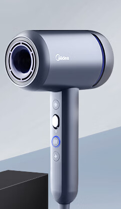 美的（Midea）高速馬達吹風機家用吹風筒大功率/高濃度負離子護發(fā)/大風力速干電吹風/節(jié)日禮物FG1-摩登藍