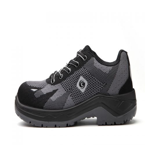 固邦特FZ-6-2AS6高強度飛織面料+三明治網(wǎng)布透氣款安全鞋